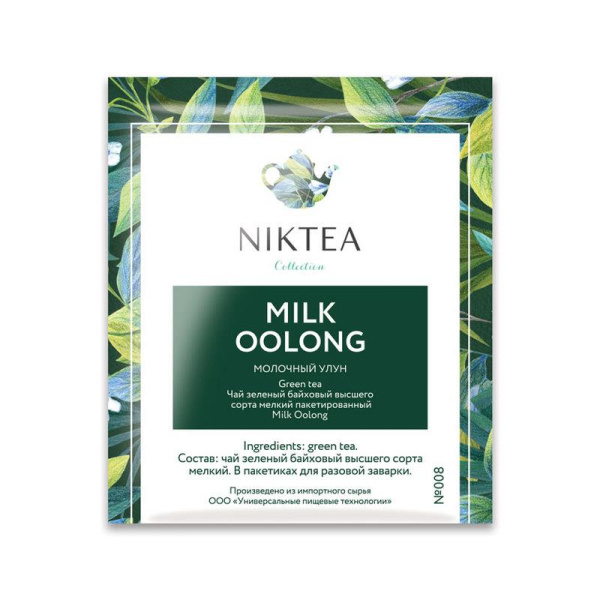 Чай Niktea Milk Oolong зеленый 25 пакетиков