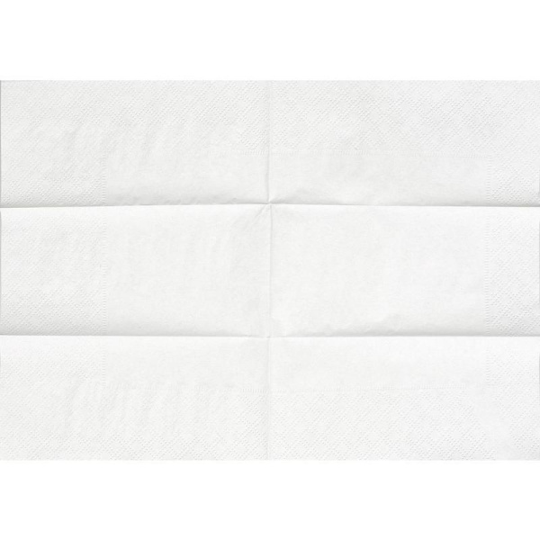 Салфетки бумажные 33x24 см белые 2-слойные 200 штук в упаковке