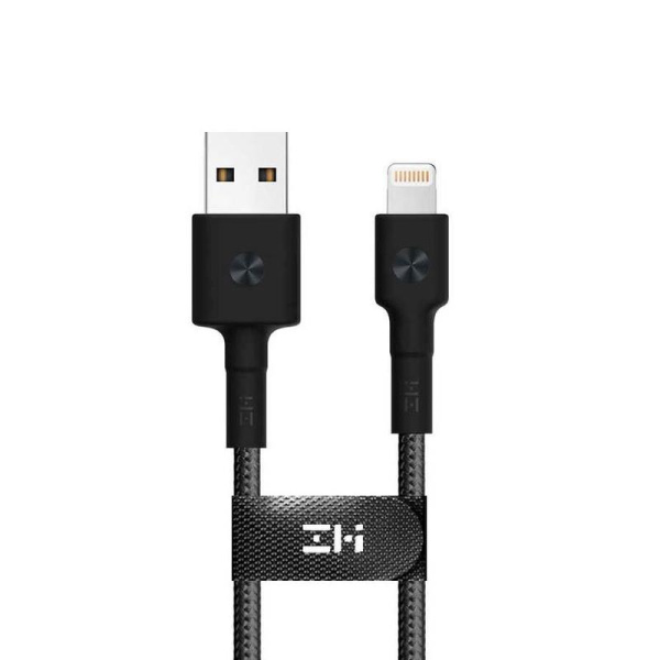 Кабель Xiaomi ZMI USB - Lightning 1 метр (AL803 Black)