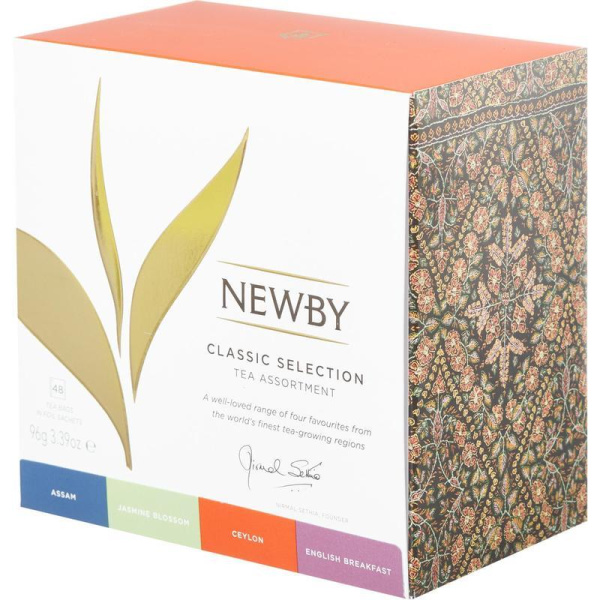 Чай Newby Finest Blend ассорти 48 пакетиков