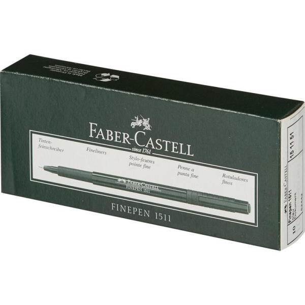 Линер Faber-Castell Finepen 1511 cиний (толщина линии 0.4 мм)