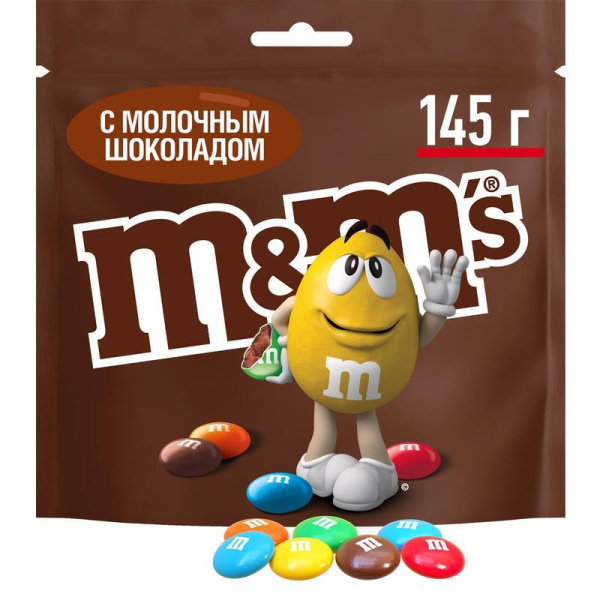 Драже M&M`s  с шоколадом 145 г