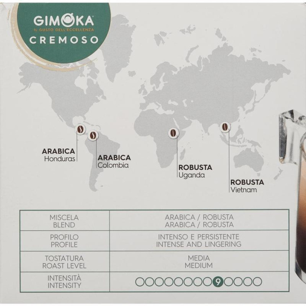Кофе в капсулах для кофемашин Gimoka Dolce Gusto Espresso Cremoso (16 штук в упаковке)