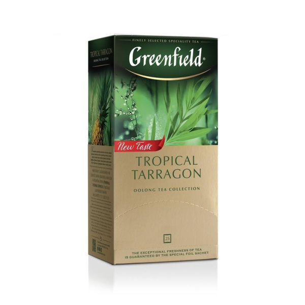 Чай Greenfield Тропикал Таррагон зеленый 25 пакетиков