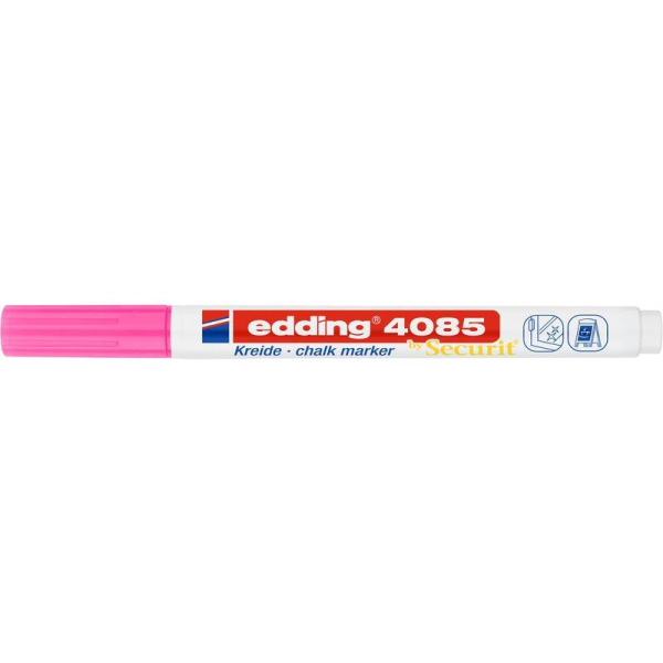 Маркер меловой Edding 4085 неоновый розовый 1-2 мм