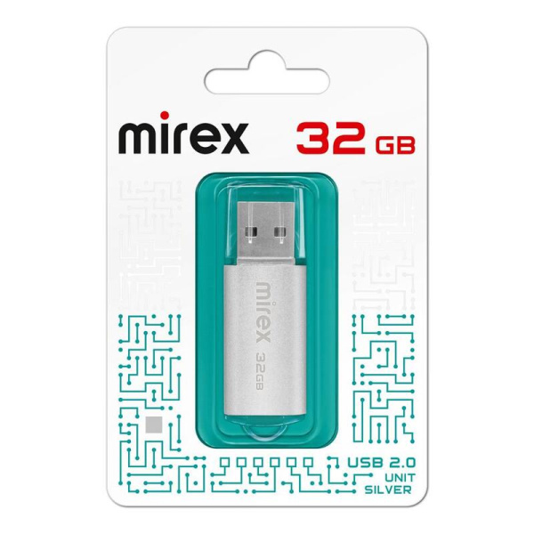 Флешка USB 2.0 32 ГБ Mirex Unit (13600-FMUUSI32)