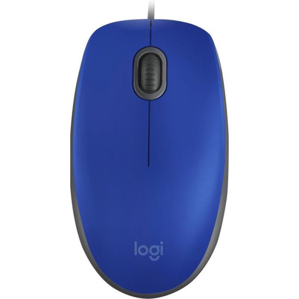 Мышь компьютерная Logitech M110 синяя