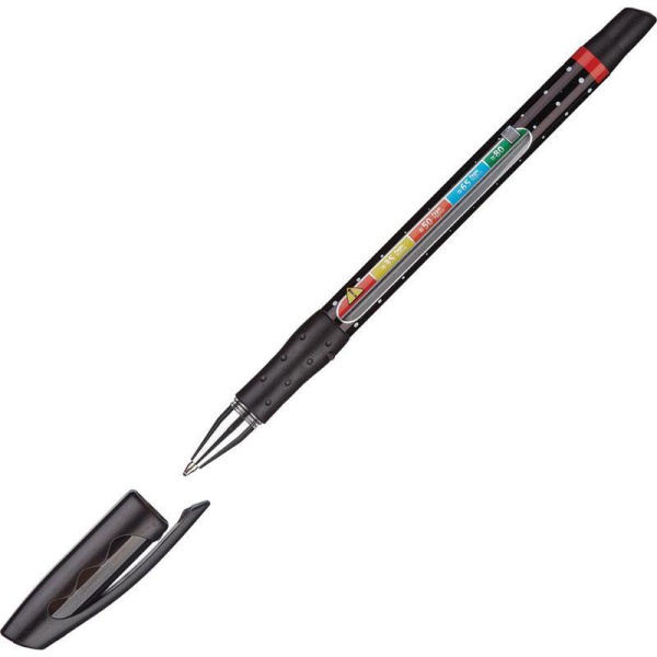 Ручка шариковая неавтоматическая Stabilo Exam Grade черная (толщина линии 0,4 мм)