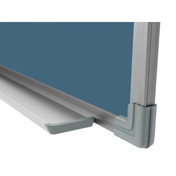 Доска магнитно-меловая поворотная Attache Selection 100x150 см лаковое покрытие алюминиевая рама с полочкой синяя