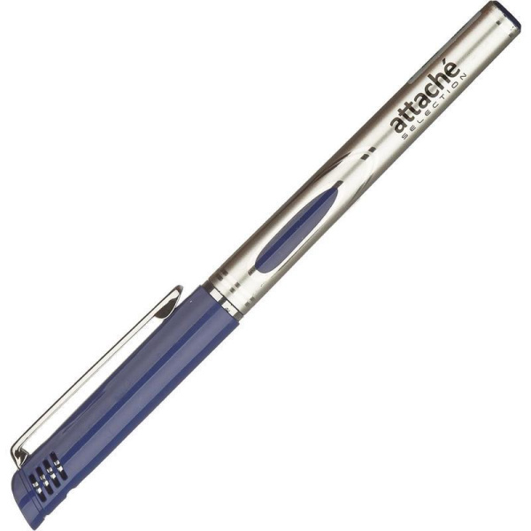 Ручка гелевая Attache Selection Glide Megaoffice синяя (толщина линии 0.3 мм)