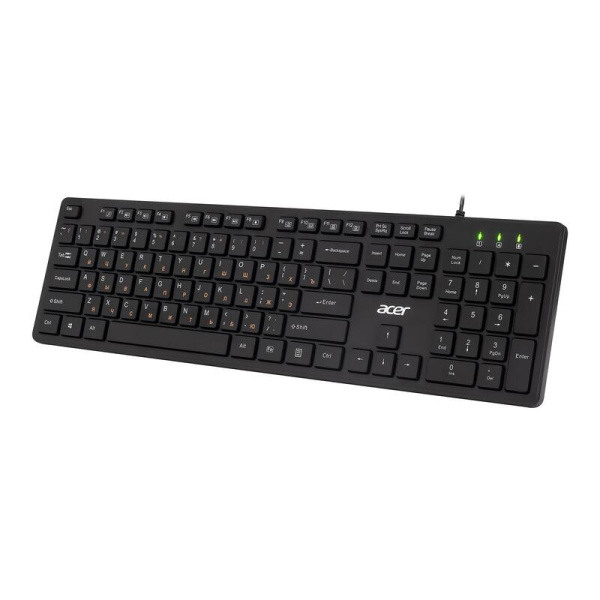 Клавиатура проводная Acer OKW122 (ZL.KBDEE.00C)