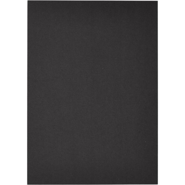 Обложки для переплета картонные ProMega Office черные, лен, A4, 250 г/м2, 1