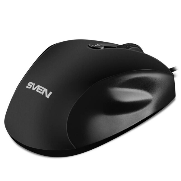 Мышь проводная Sven RX-113 черная (SV-018733)