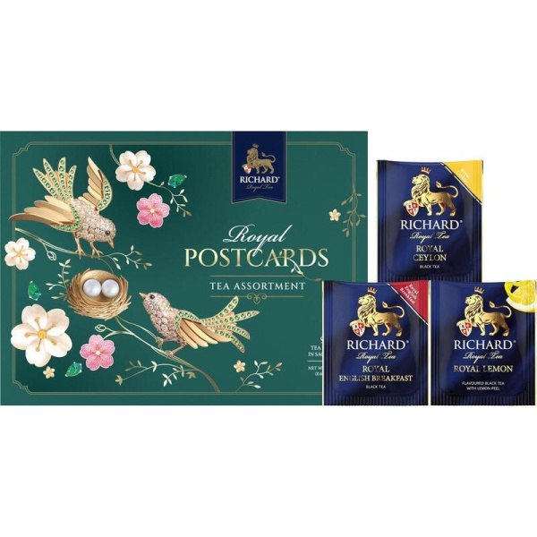 Чай Richard Royal Postcards Tea Assortment ассорти 9 пакетиков