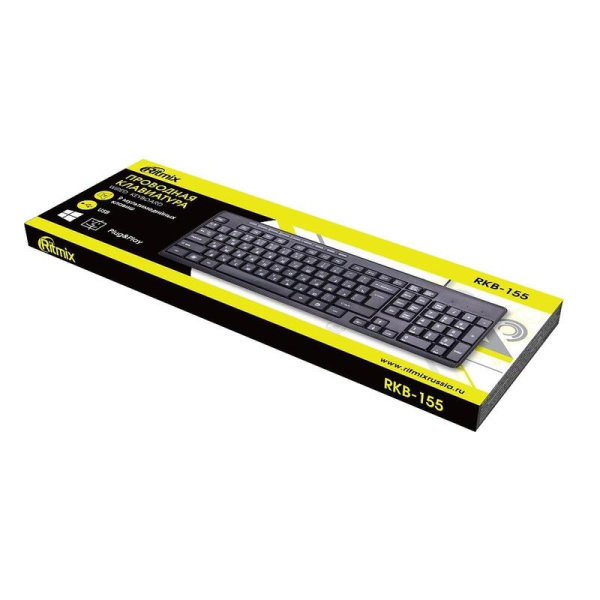 Клавиатура проводная Ritmix RKB-155 (15119563)