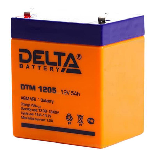 Батарея для ИБП Delta DTM 1205 12 В 5 Ач