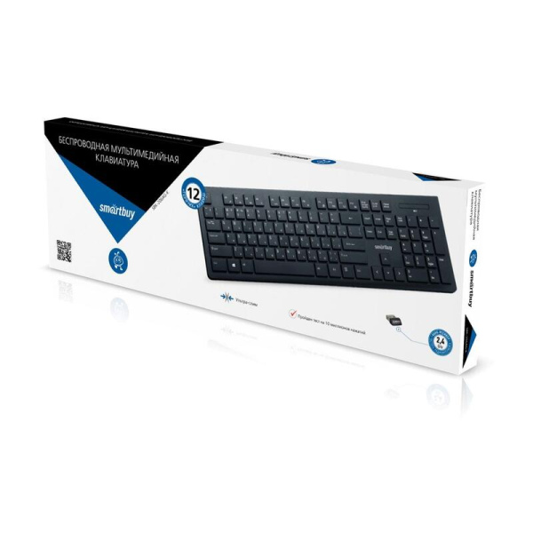 Клавиатура беспроводная Smartbuy 206 (SBK-206AG-K)
