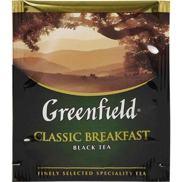 Чай Greenfield Classic Breakfast черный 100 пакетиков