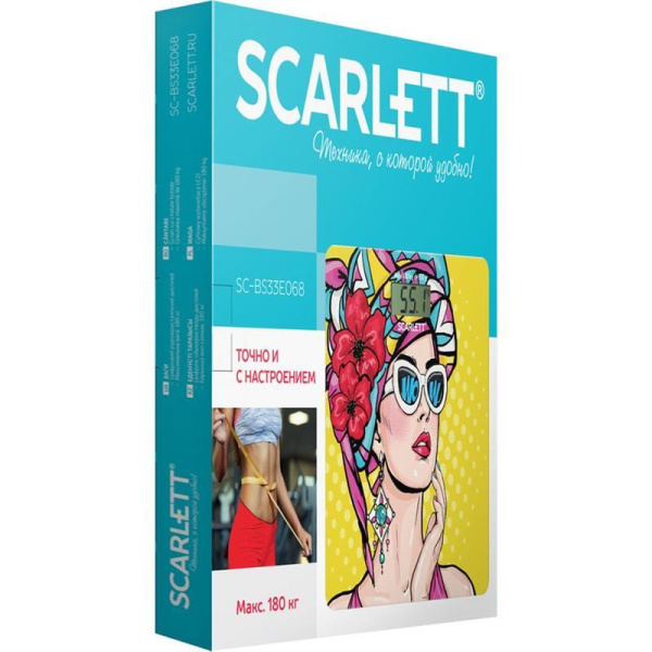 Весы напольные Scarlett SC-BS33E068