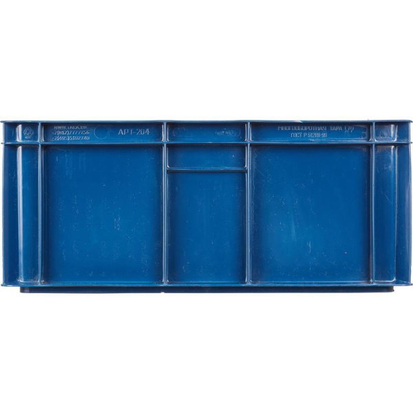 Ящик (лоток) мясной из ПНД 600х400х250 мм синий