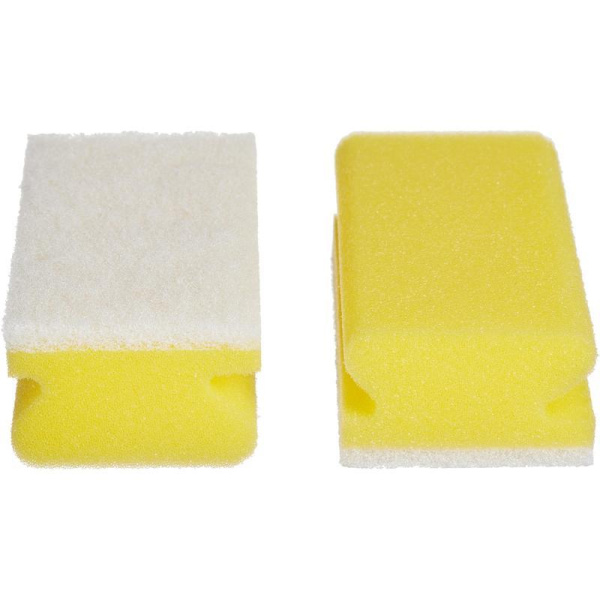 Губки для мытья посуды Taski Scourer NonAbrasive поролоновые 130х75х45  мм желтые 10 штук в упаковке