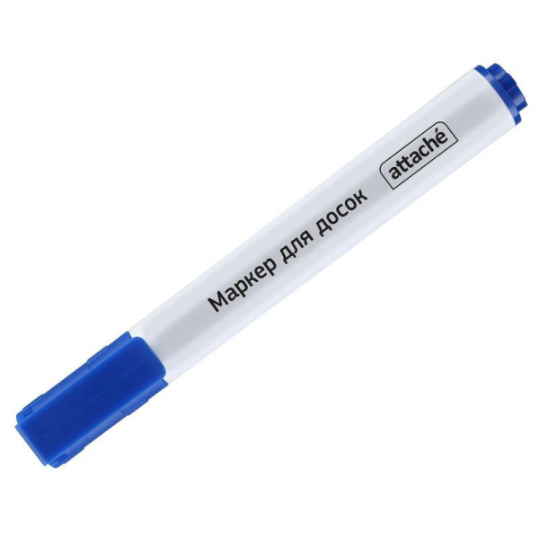 Маркер для досок Attache Accent синий (толщина линии 1-5 мм)