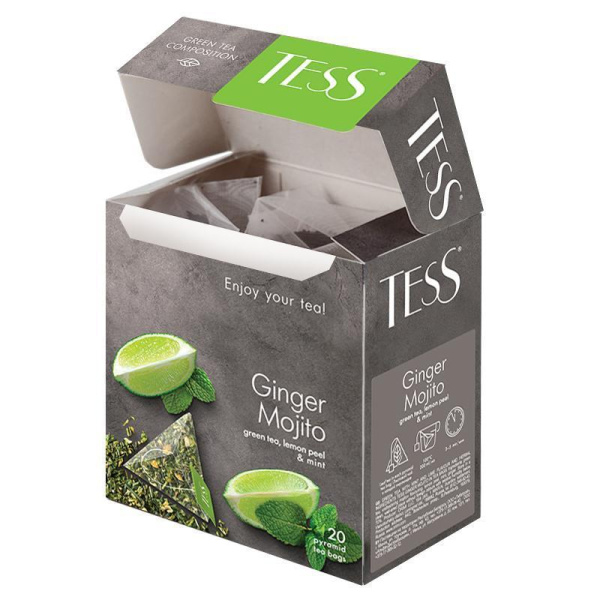 Чай Tess зеленый мохито 20 пакетиков