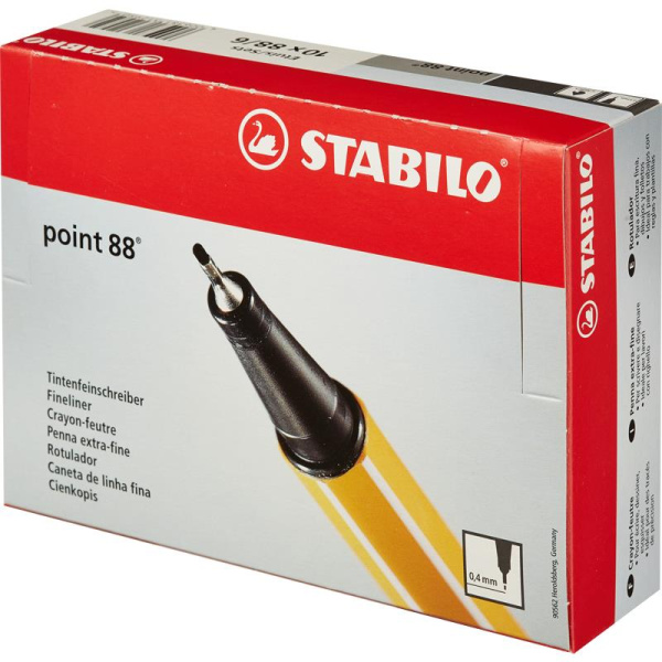 Набор линеров Stabilo Point 88/6 (толщина линии 0.4 мм, 6 цветов)