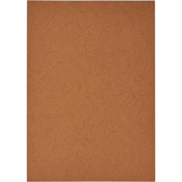 Обложки для переплета картонные ProMega Office коричневые, кожа, А4, 230г/м