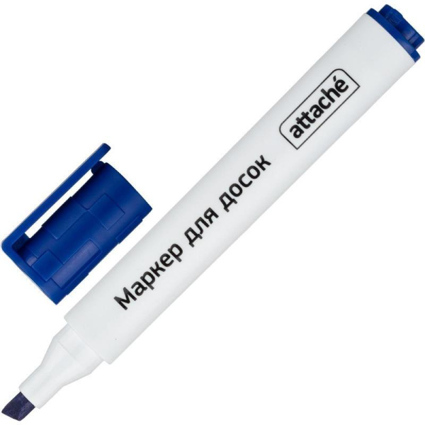 Набор маркеров для досок Attache Accent 4 цвета (скошенный наконечник, толщина линии 1-5 мм)