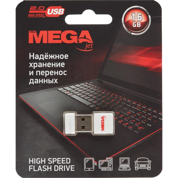 Флешка USB 2.0 16 ГБ Promega Jet NTU116U2016GW