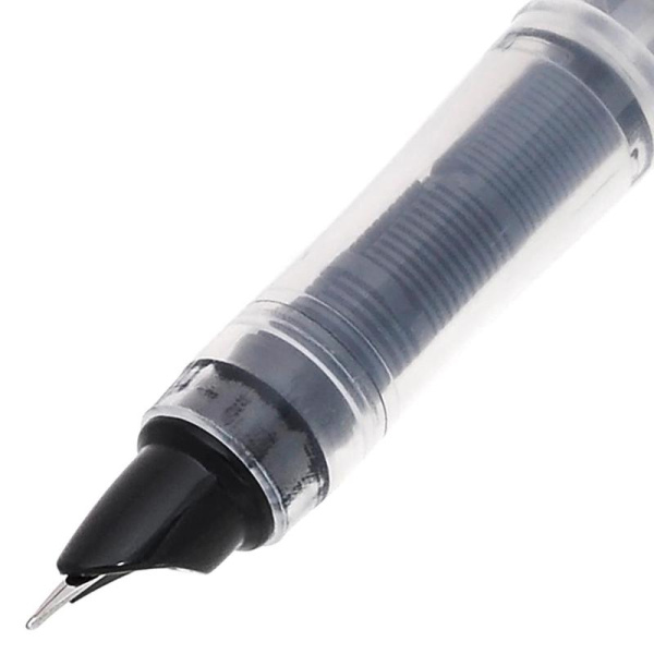 Ручка перьевая Flair Carbonix Inky цвет чернил синий цвет корпуса черный  (два картриджа)
