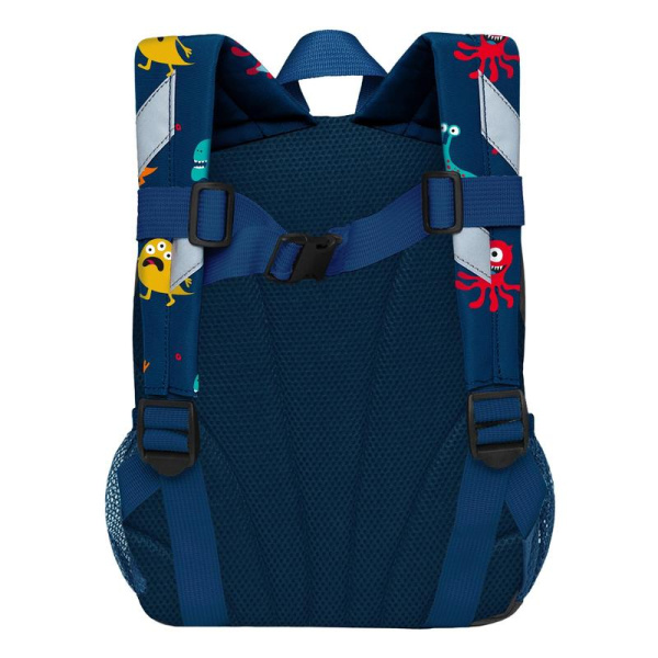 Рюкзак дошкольный Grizzly Монстры синий (RK-277-4)