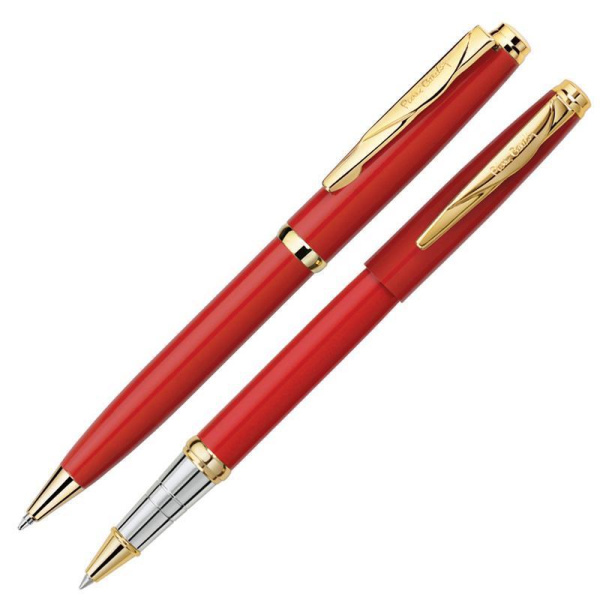 Набор письменных принадлежностей Pierre Cardin Pen&amp;Pen красный (шариковая ручка, роллер)