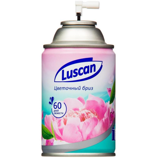 Сменный баллон для автоматического освежителя Luscan Цветочный бриз 250 мл