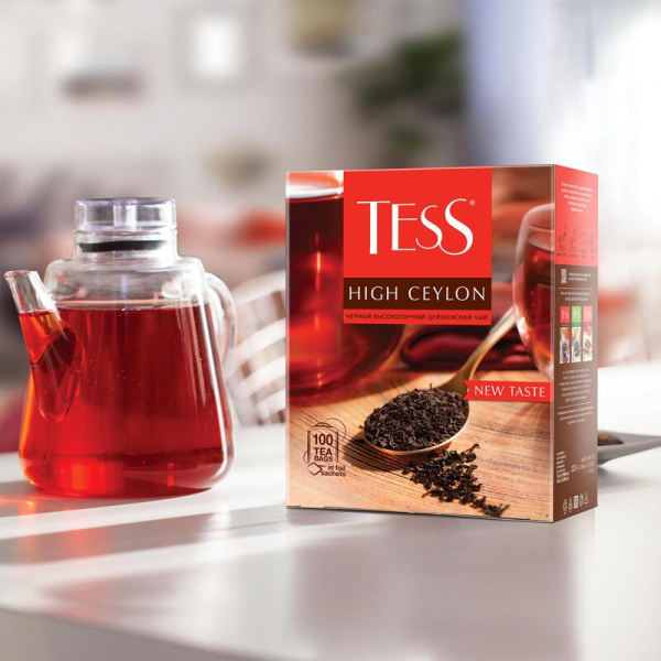 Чай Tess High Ceylon черный 100 пакетиков