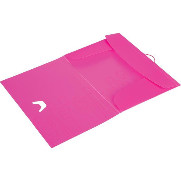 Папка на резинке Attache Fantasy А4 пластиковая розовая (0.45 мм, до 200 листов)