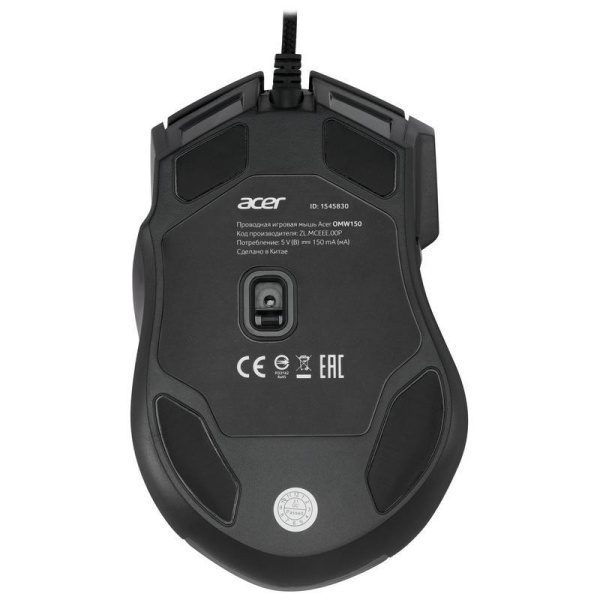 Мышь компьютерная Acer OMW150 черная (ZL.MCEEE.00P)