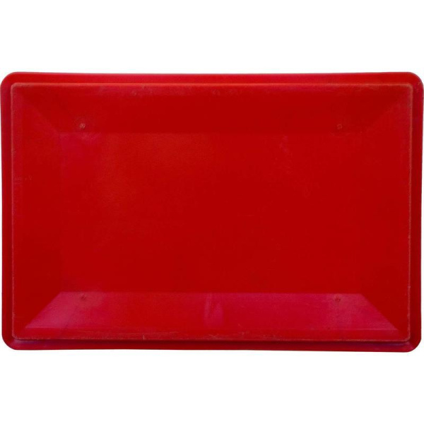Ящик (лоток) мясной из ПНД 600x400x300 мм красный