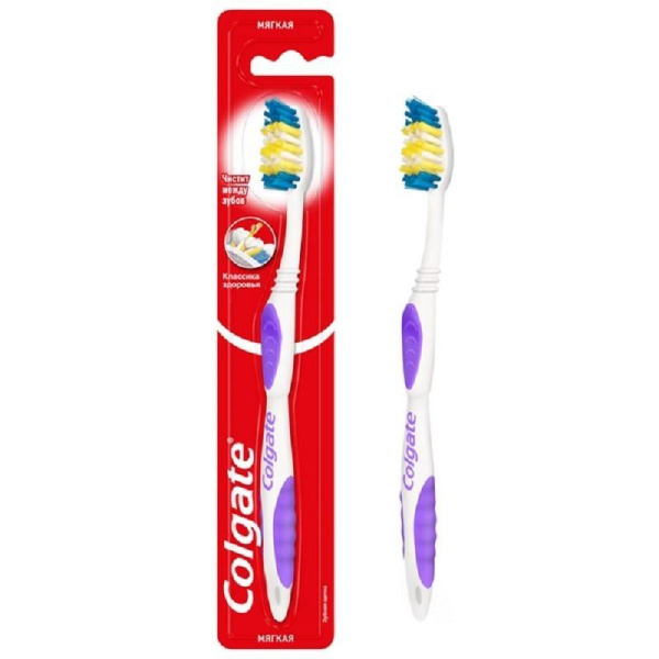 Зубная щетка Colgate Классика Здоровья мягкая (цвет в ассортименте)