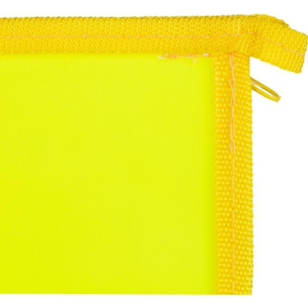 Папка-портфель пластиковая Attache Neon А4+ желтая (340x245 мм, 1  отделение)