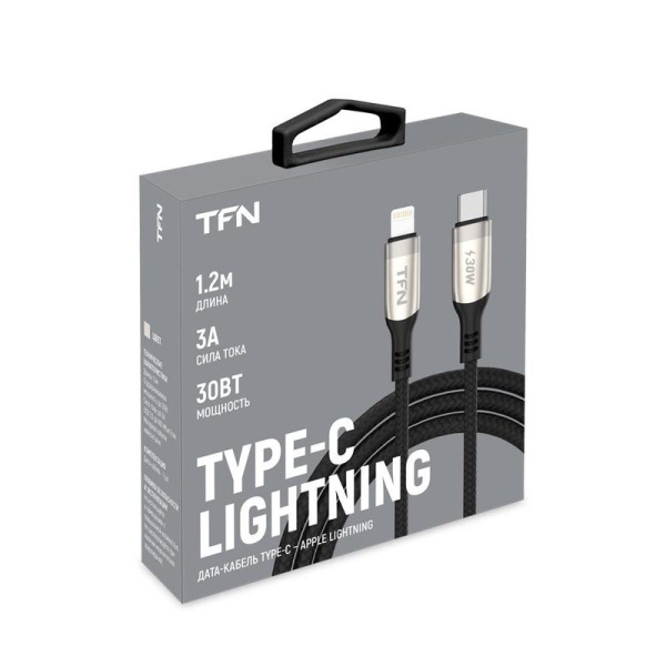 Кабель TFN USB Type-C - Lightning 1.2 метра (TFN-C-BLZ-CL1M-NI)