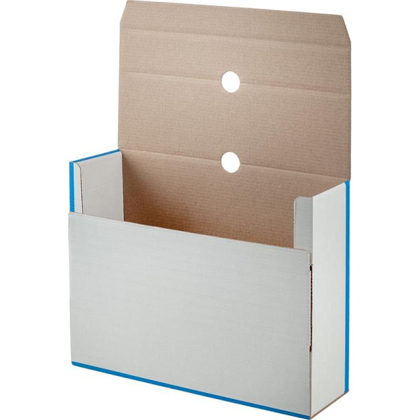 Короб архивный гофрокартон Attache 255x320x100 мм синий до 1000 листов  (5 штук в упаковке)