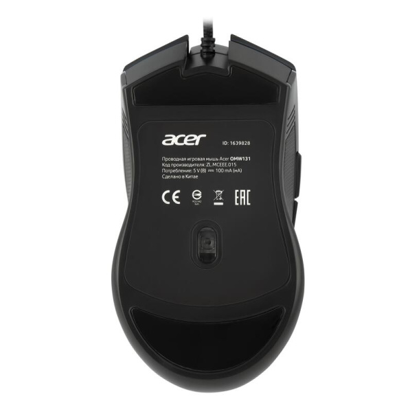 Мышь проводная Acer OMW131 черная (ZL.MCEEE.015)