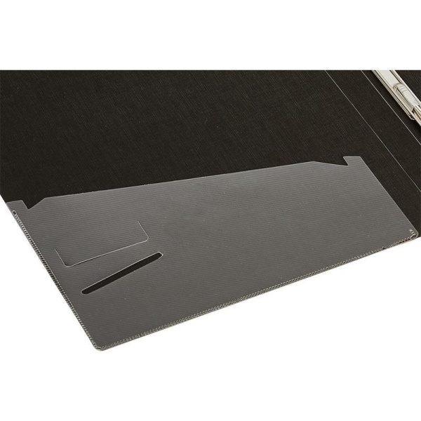 Папка-скоросшиватель с пружинным механизмом Attache пластиковая А4 черная (0.7 мм, до 150 листов)