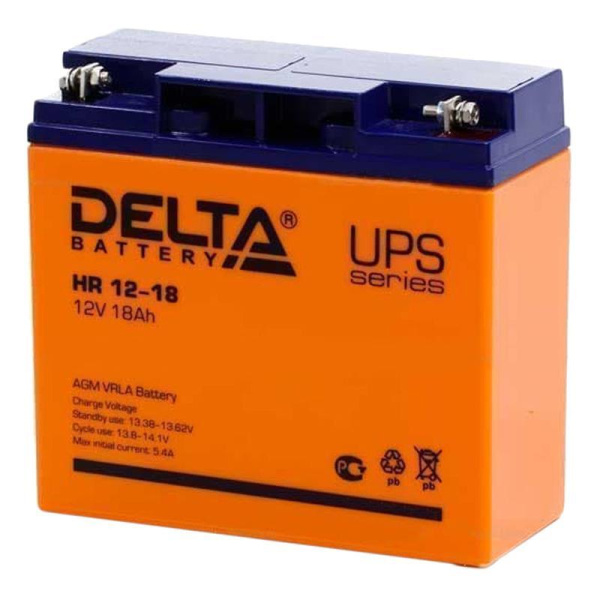 Батарея для ИБП Delta HR 12-18 12 В 18 Ач