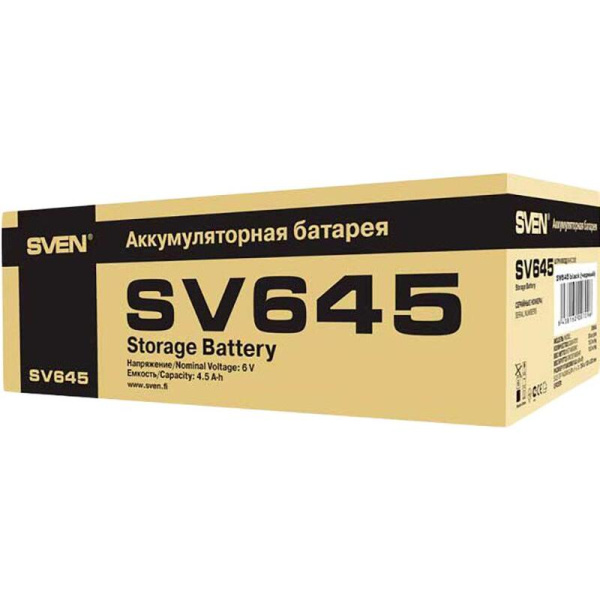 Батарея для ИБП Sven SV 645 6 В 4.5 Ач