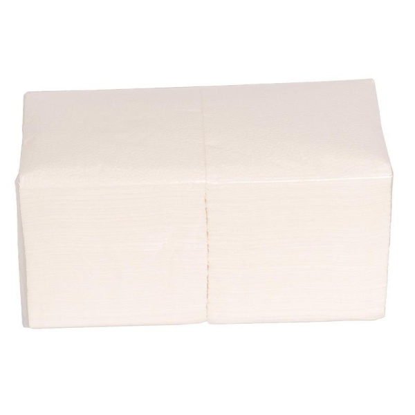 Салфетки бумажные Big Pack (1-слойные, 24x24 см, белые, 600 штук в упаковке)