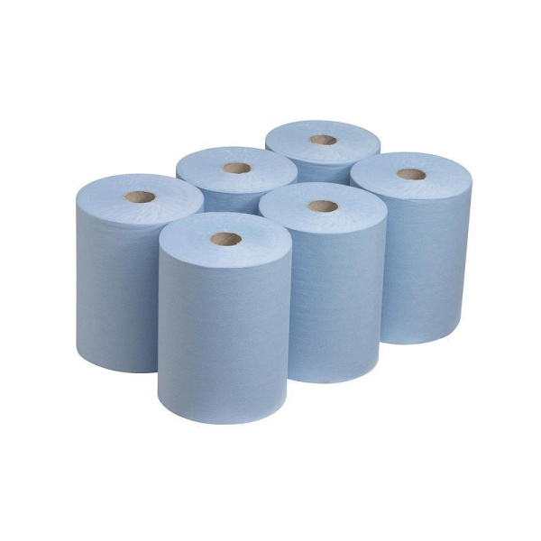 Полотенца бумажные в рулонах Kimberly Clark Scott Slimroll 1-слойные 6 рулонов по 165 метров (артикул производителя 6658)