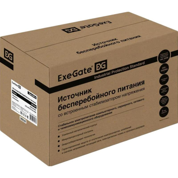 Источник бесперебойного питания ExeGate SpecialPro UNB-800.LED  (EX292774RUS)